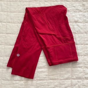 Lululemon Red Crop Leggings